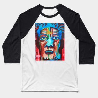 'Portrait of Jean-Michel Basquiat' Baseball T-Shirt